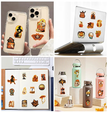 50Pcs Retro Halloween Stickers